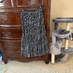 Ralph Lauren Black and White A-Line Skirt